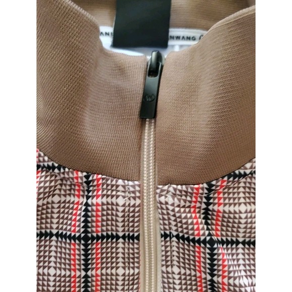 Jian Wang 2XL Men's Retro Plaid Striped Zip Up Pockets Jogger Style Track Suit - Picture 4 of 16